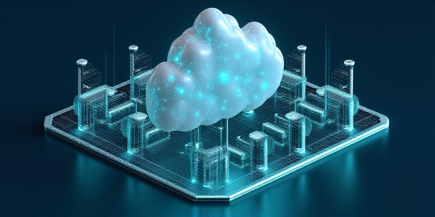Interactive secure cloud architecture diagram
